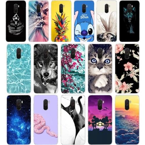 P For Xiaomi Pocophone F1 Case Xiaomi Poco F1 Case Silicone Soft TPU Phone Case For Xiaomi Pocophone F1 Global F 1 Case Cover