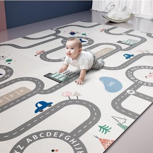 Developing Mat for Children Thick Foldable Crawling Pad XPE Game Baby Play Mat Toys Double Side Carpet Puzzle Game Pad Kids Rug