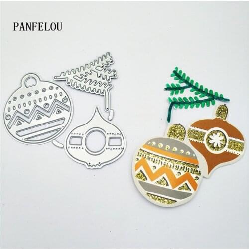 PANFELOU Pine ball Scrapbooking DIY Embossing mould card paper die stencils punch Metal cuts dies cutting Easter