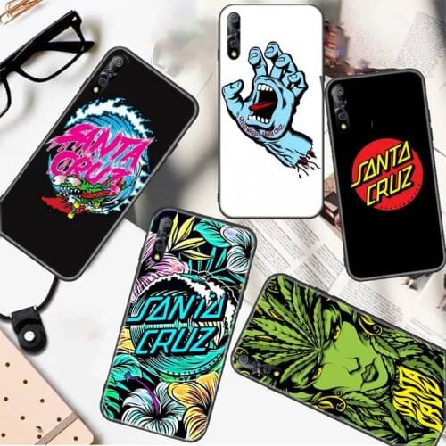 Skateboard Skate Santa Cruz Phone Case For Vivo X9 9s 9plus 9splus 20 20plus Y91C 11 17 19 67 71 81 91 V11 11I 17 IQOO