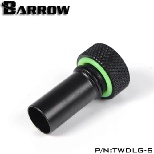 Barrow G 1/4" Standard External Flow Direction Connector - Black/ White/ Silver TWDLG-S