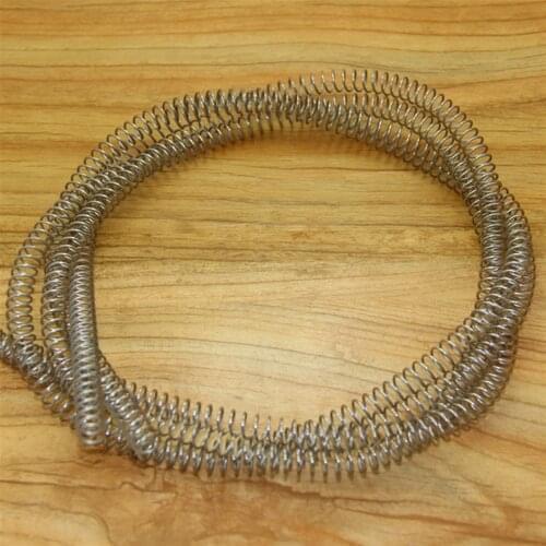 Precision Extension Spring, 2PCS,Wholesale Long Compression Coil Spring,1mm Wire Diameter* (5-14)mm Out Diameter*1000mm Length
