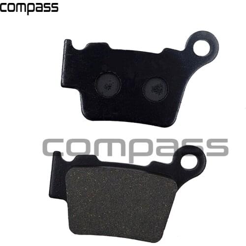 Motorcycle Rear Brake Pads for HUSQVARNA SMR 450 2006-2008 TE 510 TE510 2006-2010 SM 630 SM630 2010 TXC 511 2011-2012