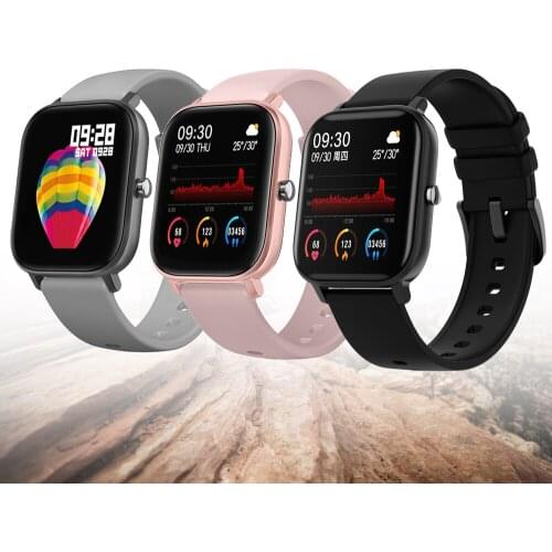 2021 New Smart Watch Women Fitness Tracker Weather Blood Pressure Heart Rate Monitor Full Touch Screen Suitable For Android IOS