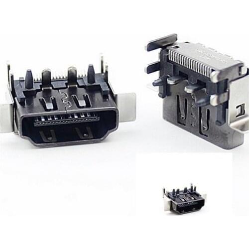 1 Lot / 10 PCS 1080P HDMI 2.1 Socket Port Interface Connector Parts For XBOX ONE X Motherboard Repair