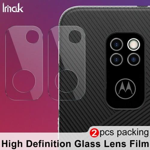 Imak 2pcs Wear Resistant Camera Lens Protective Film for Moto Defy 2021 Tempered Glass
