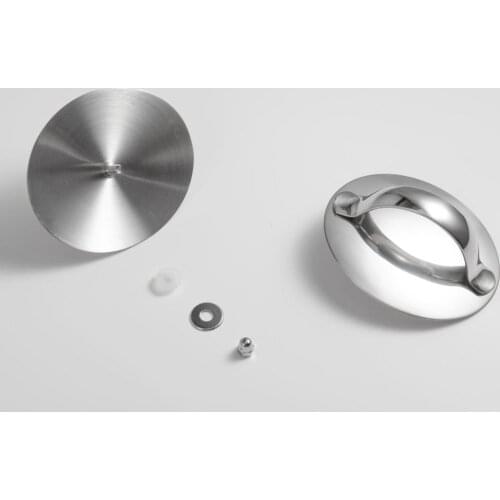 2Pcs/Set Replacement Pot Lid Knobs Stainless Steel Pans Cover Handle Durable Silver Wok Lids Grip Cookware Accessories