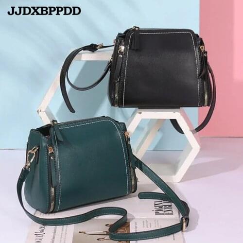 2021 Genuine Advanced Leather Hand Bag Womens Handbag Large Boston Bag All-match Female Shoulder Bag Luxury Casual Tote Bags