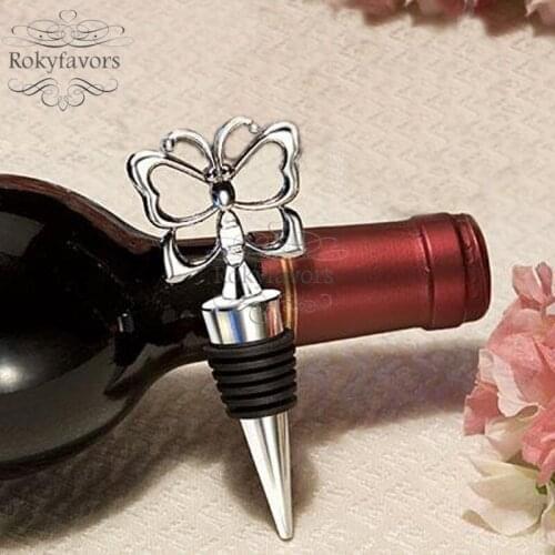 40PCS Butterfly Wine Stopper Wedding Favors Bridal Shower Engagement Keepsake Event Souvenir Birthday Gifts