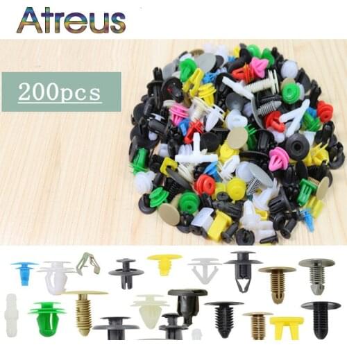 Atreus 200X Mixed Car Fastener Bumper Fender Clips Retainer Rivet For Mercedes W203 BMW E36 E90 F30 F10 Volvo XC60 Audi A6 c6 Q5
