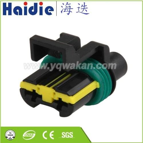Free shipping 5sets 2pin auto 6.3series cable connector plug electric harness connector 444230-1