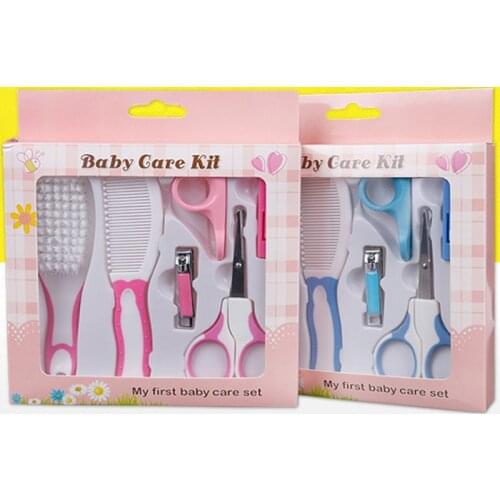 Baby Kids Toddler Healthcare Kits Grooming Care Nail Hair Care Set High Quality Nail Clipper Hair Comb Nail Scissor Hot Sale