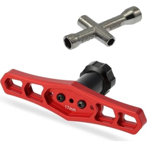 For 1/8 Off-Road Vehicle Truck Wheel Repair Sleeve 17mm Nut Sleeve Metal Tool Hexagon Wrench Tool Tire Repair Parts