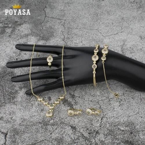 Moroccan Caftan wedding jewelry set for women green stone fashion jewelry set copper high quality jewelry set