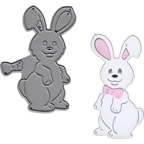 Lovely Rabbit Metal Cutting Die Embossing Decoration Card Album Photo Making Handmade Scrapbooking Template