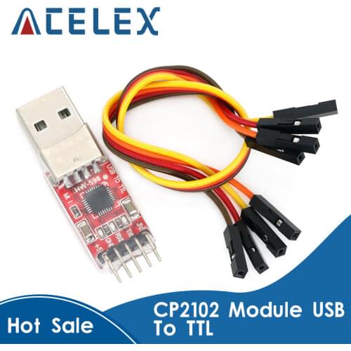 1pcs CP2102 module USB to TTL serial UART STC download cable PL2303 Super Brush line upgrade