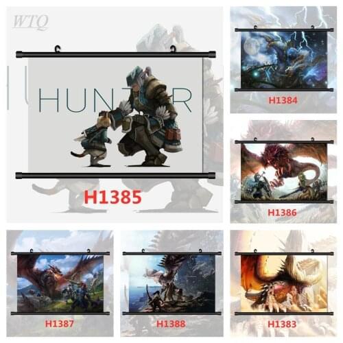 Monster Hunter Anime Manga HD Print Wall Poster Anime Posters Canvas Painting Wall Decor Wall Art Picture Room Decor Home Decor