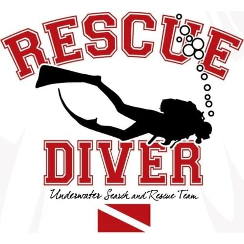 New Fashion Casual Men Cotton T-shirt SAR - Underwater Search & Rescue: RESCUE DIVER Screen Printed T-Shirt Hip Hop Tees Tops