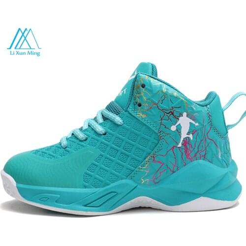2021 Latest Indoor And Outdoor Training Trend Couples Breathable Non-slip Elastic High-top Mens And Womens Basketball Shoes