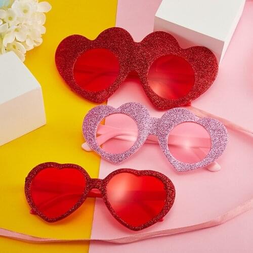 New Love Glasses Valentines Day KISSME Red Lip Modeling Party Glasses Funny Birthday Wedding Party Decorations