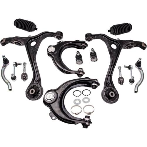 Front Lower LH RH Control Arm & Inner Tie Rod Ends For Honda Accord 2003-2007