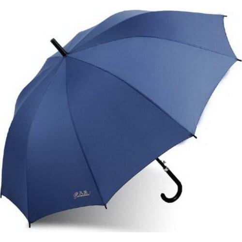 Strong Windproof Long Handle Anti-UV Sun/Rain Stick Large Outdoor Umbrella Manual Big Parasol/Long-handled umbrella /tb181138