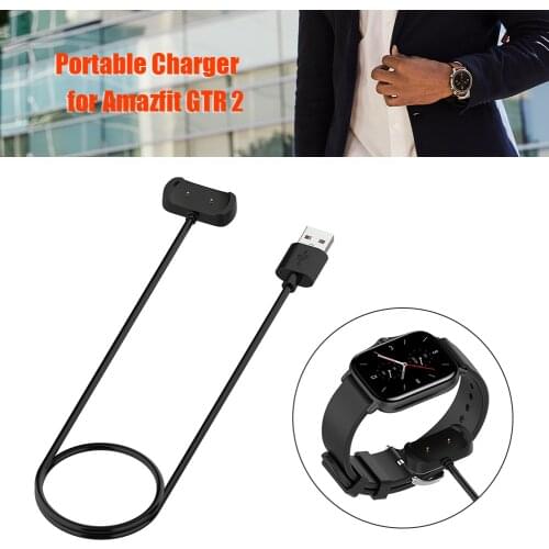 Smart Watch Charging Cable Line Fashionable Dial Wristwatch Present for Amazfit GTS2 Mini/Pop Pro Bracelet Wristband