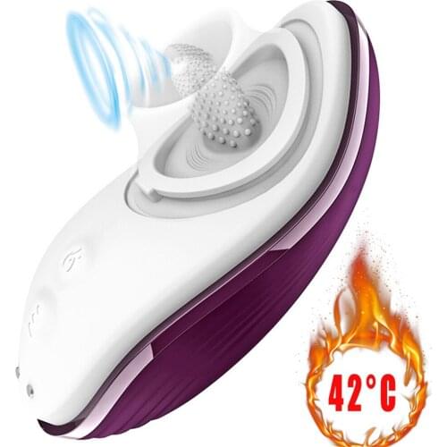 Sucking Vibrator Nipple Sucker Clitoris Masturbator G-spot Stimulator Licking Tongue Oral Adult Sex Toys for Woman Masturbator