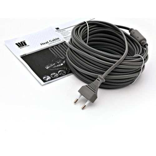 Special 220V silicone reptile heating cable for heating pets Waterproof silicone rubber heating cable 15W50W180W