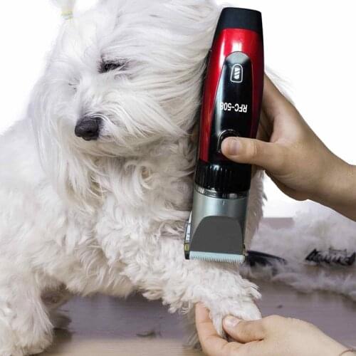 Surker Electric Dog Hair Trimmer Professional Clipper Dog Grooming Machine Cordless Pet Haircut Machine SK-508
