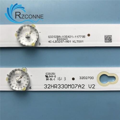 LED Backlight strip 7 Lamp For TCL 32''TV L32F1680B L32F3301B L32F3303B 32HR330M07A2 V2 4C-LB3207-HQ1 L32E181 32S3750 LVW320CSOT