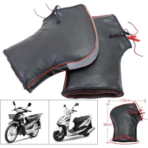 Warm Motorcycle Handlebar Gloves Mittens Hand Warmer Waterproof Windproof Warm Motorbike Handle Bar Hand Cover Muffs