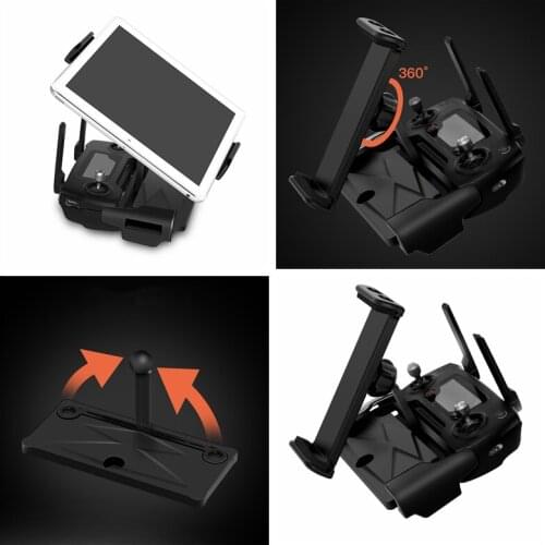 Remote Control Phone Monitor Extension Holder Bracket Mount Clip Stand CrystalSky For DJI Mavic Mini 2 Pro Zoom Air Spark Drones