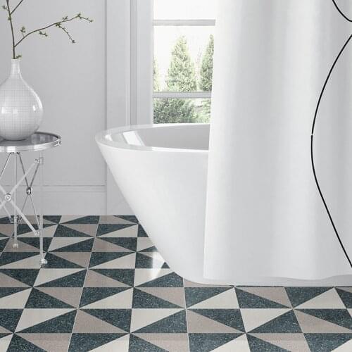 Geometry Terrazzo Floor Stickers Tile Decal,Anti-slip Stickers For Bathrooms,DIY Self-adhesive Waterproof Removable Home Wall De