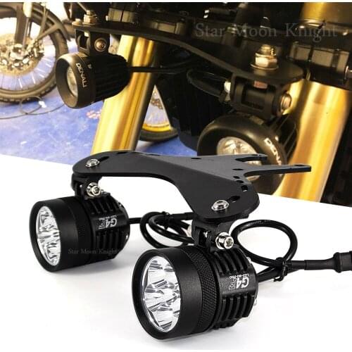 Fog Lights Auxiliary Light Bracket Driving Lamp Spotlight Bracket Holder Spot Light Mount For YAMAHA Tenere 700 T700 XTZ 700 T7