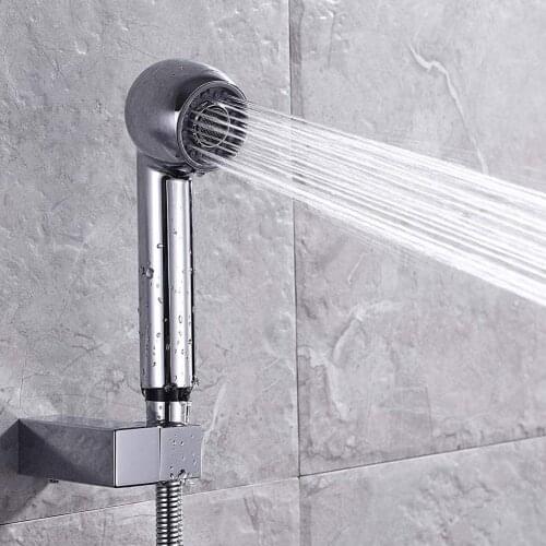 Kitchen Faucet Pull Out Spray Head Replacement part 2-Function Pull Down Sink Faucet Head G 1/2 Connector for Bathroom Kitchen