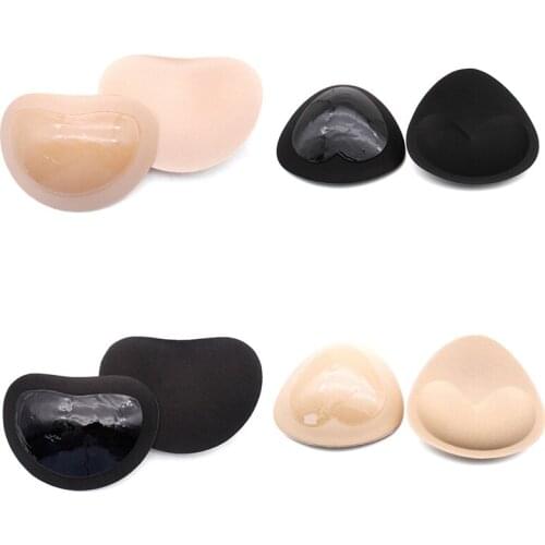 2019 Womens Breast Push Up Pads Swimsuit Accessories Silicone Bra Pad Nipple Cover Stickers Patch Inserts Sponge Bra