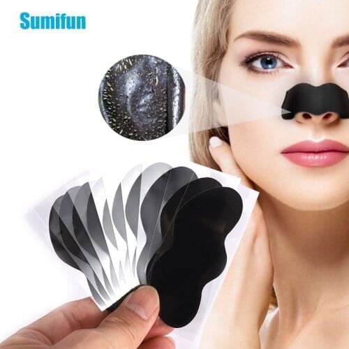 10Pcs/Set Nose Blackheads Remove Patch Facial Acne Shrink Pores Peel Stickers Face Cleaning Moisturizing Mask Skin Care Plaster
