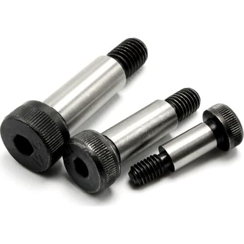 16mm-M12 Hex Socket Cap Shoulder Bolt , ISO7379 Knurled Thin Thumb Shoulder Screws ,A008