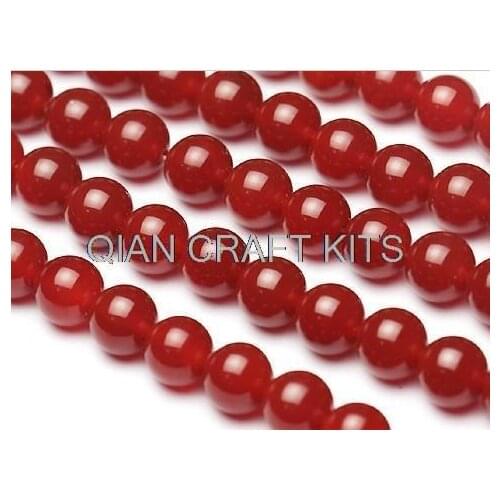 200pcs of Agate Round Natural Gems beads FULL Bead Strand Red agate beads dia 6mm-14mm mixed size