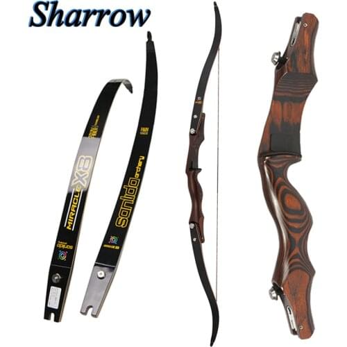 66/68/70" Archery Recurve Bow Hunting Bow 20lbs ILF Takedown Wood Longbow Shooting European Imports of Timber Riser Slingshot