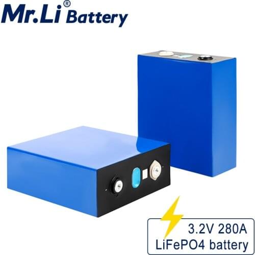 Mr.Li lifepo4 battery 3.2v 280Ah used for UPS Rechargeable Battery 280Ah battery packs with EU US plug on factory