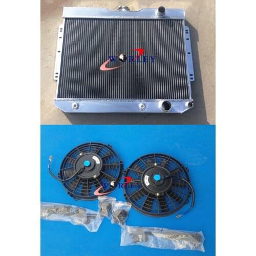 FOR 60 61 62 63 64 Chevy Impala/Bel Air / Biscayne 60-65 Aluminum Radiator &FANS