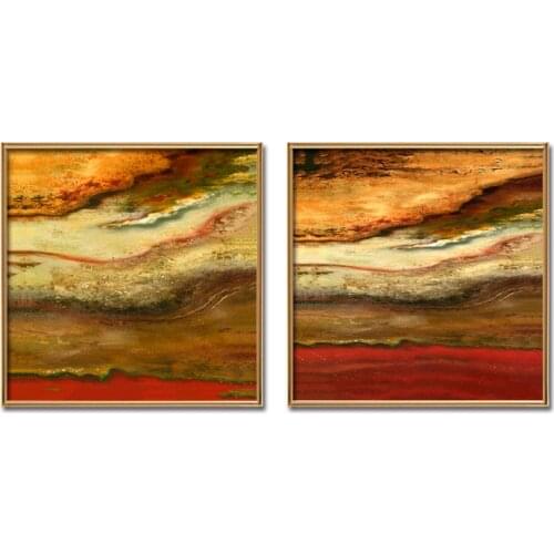 No Frame Wholesale 2 Pcs Hot Sell Abstract series Wall Art Picture Modern Home Decoration Living Room Canvas Print Painting