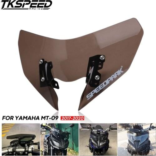 For YAMAHA MT-09/SP FZ-09 MT09 FZ09 2017 2018 2019 2020 Motorcycle Accessories Windscreen Pare-brise Wind Deflectors Windshield