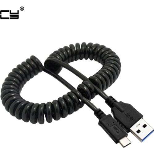 Stretch USB-C USB 3.1 Type C to USB 3.0 A Male Data Charge Cable for Tablet & Phone & Laptop 150cm 5ft