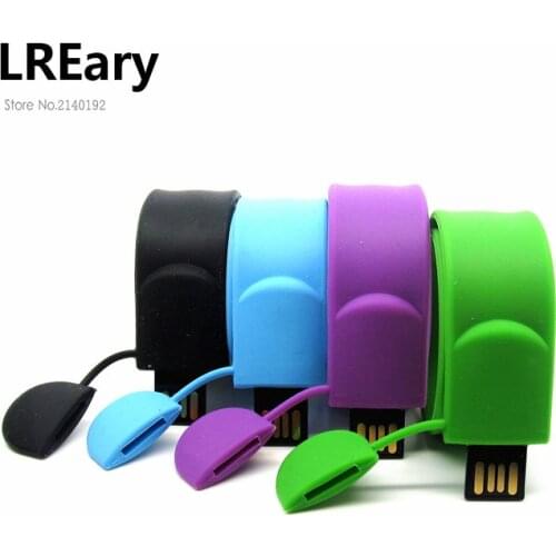 Top automatic bracelet wristband usb flash drive memory stick USB 2.0 Pen Drive thumb pendrive creativo u disk 4GB 8GB 16GB 32GB