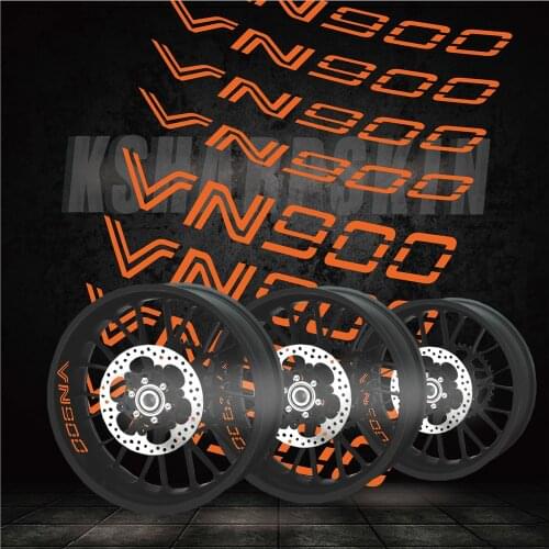 KSHARPSKIN High quality motorcycle sticker wheel reflective waterproof decal fashion decorative film for KAWASAKI VN900 vn 900