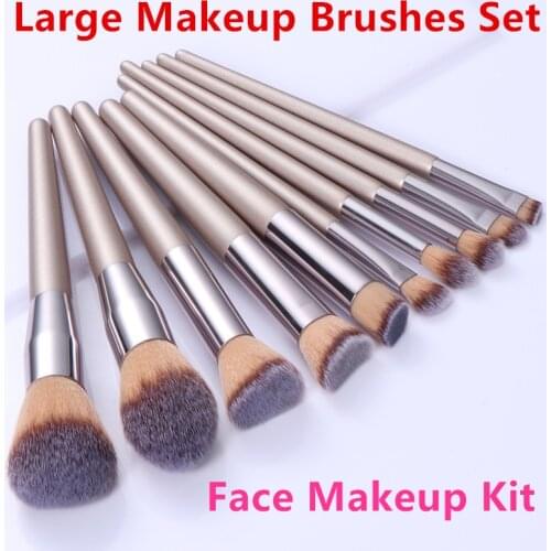 Large Makeup Brushes Set Powder Foundation Blush Make Up Brush Beauty Cosmetics Tool Face Makeup Kit