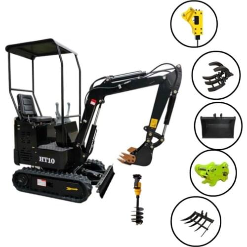 Cheap mini excavator HT10 small digging machine factory price for sale